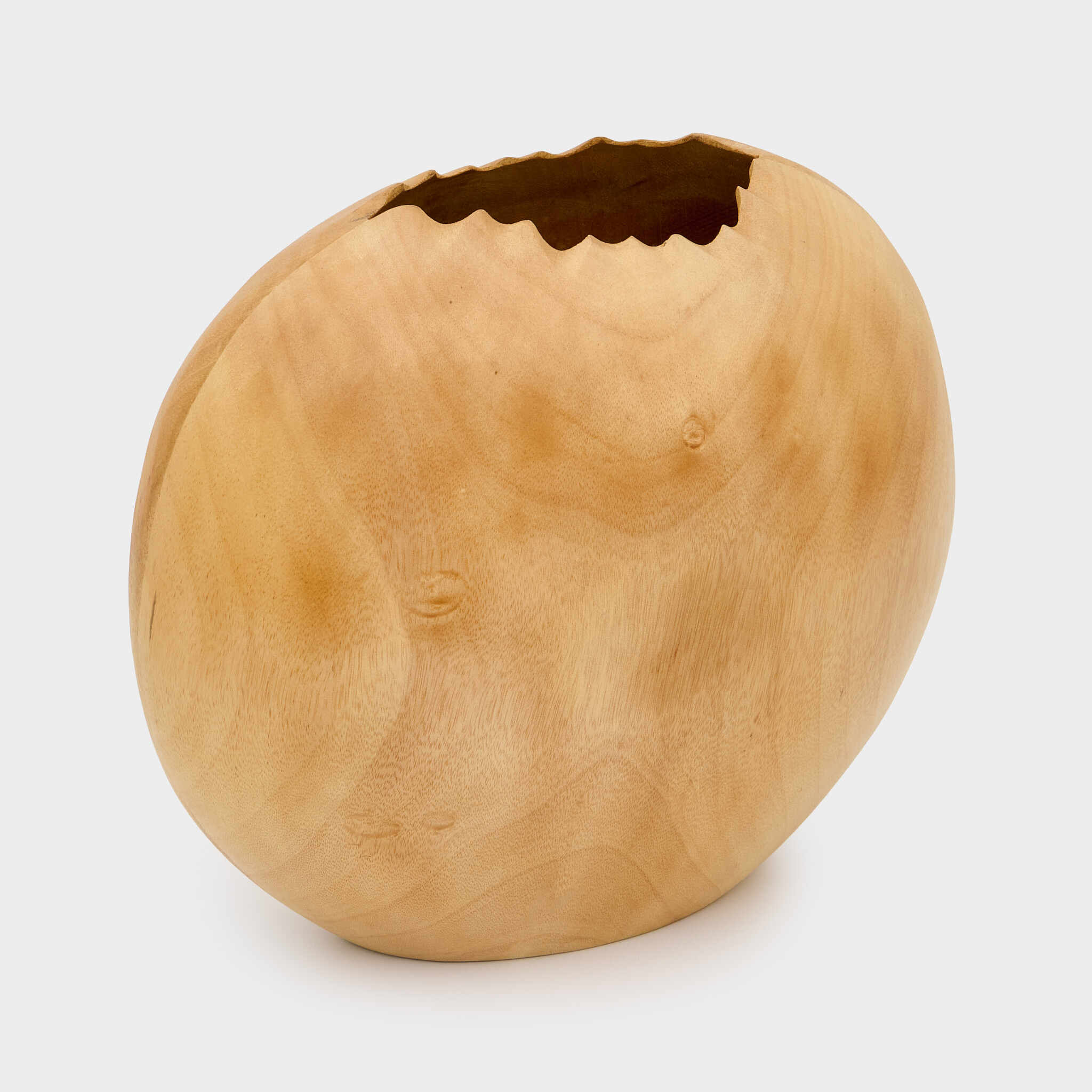 VASO MADEIRA BOCA RECORTADA