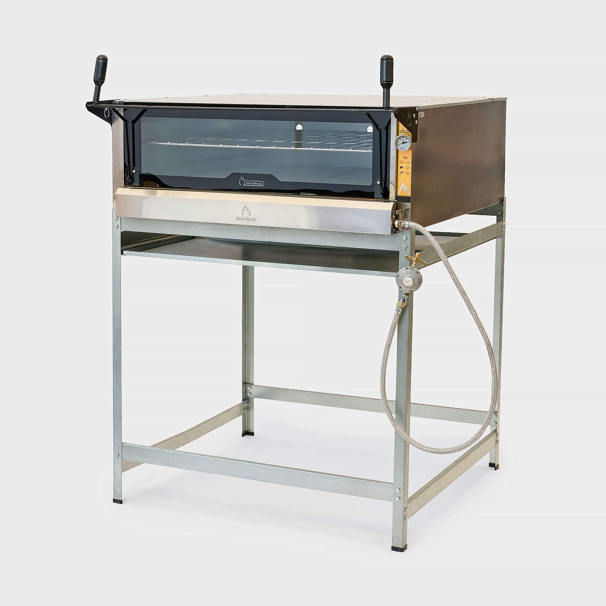 FORNO PEDRA GUILHOTINA A GÁS INTERNO 0.95l X 0.26a X 0.95p EXTERNO 110l X 160a X 115p