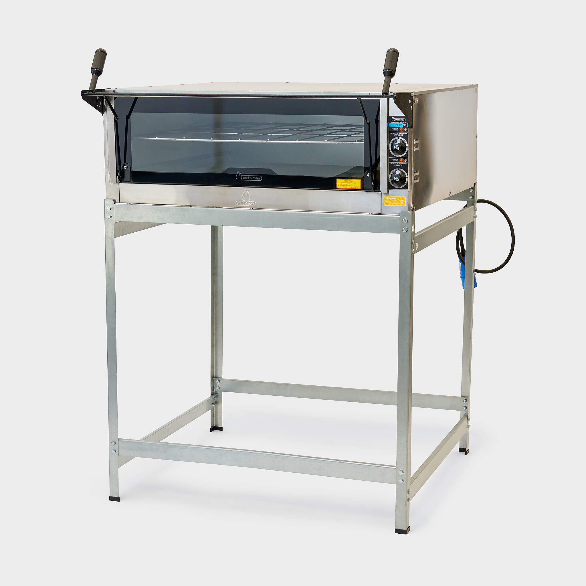 FORNO PEDRA GUILHOTINA ELETRICO 220V - 5200W - 50-60HZ -STECK 2P +32A INTERNO 80/90 PX 26A