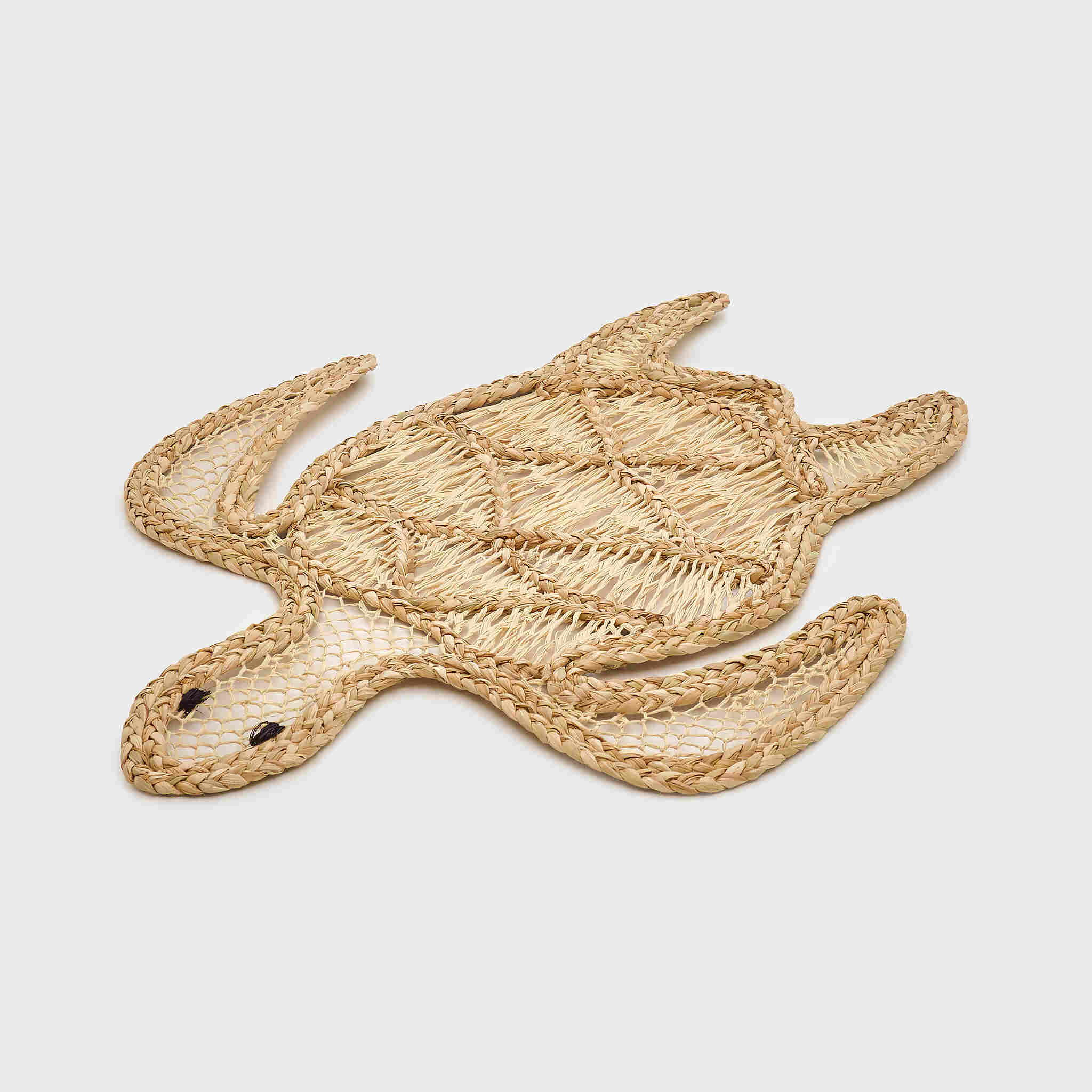 DECORAÇÃO PAREDE FIBRA NATURAL TARTARUGA