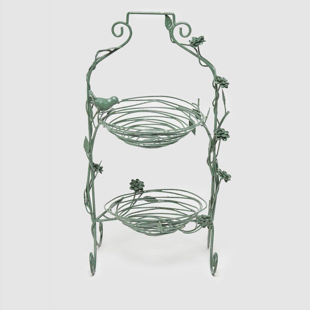 BOLEIRA FERRO VERDE NINHO 2 ANDARES