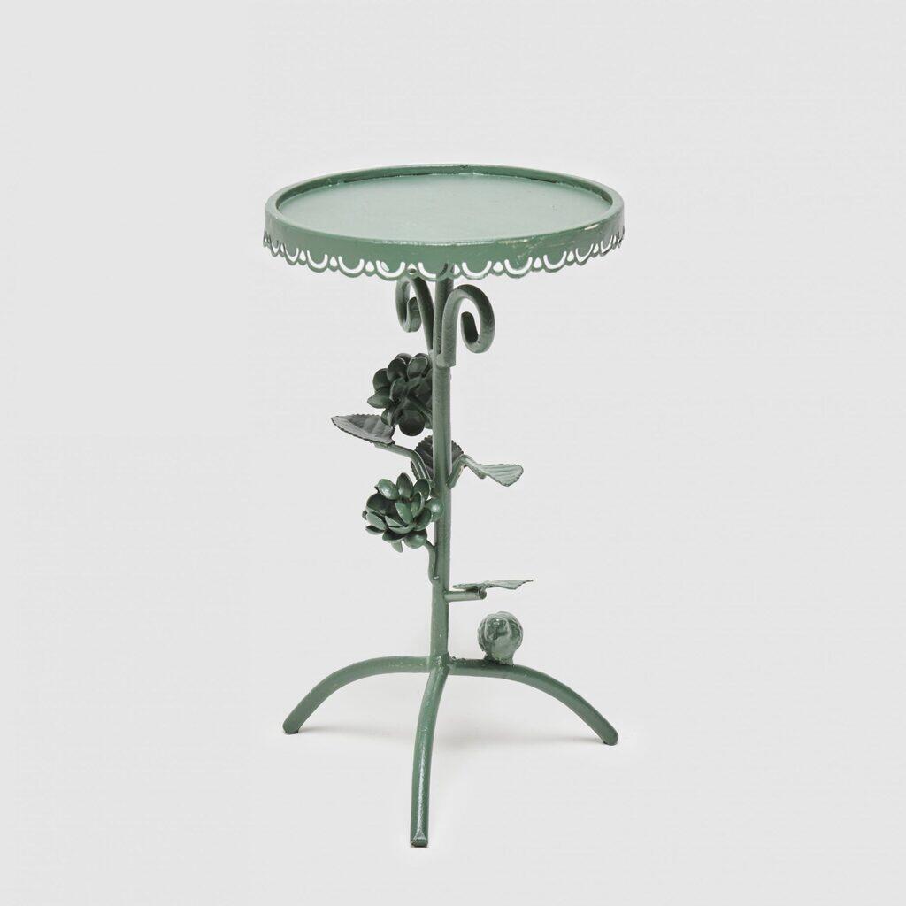 BOLEIRA FERRO VERDE PASSARO