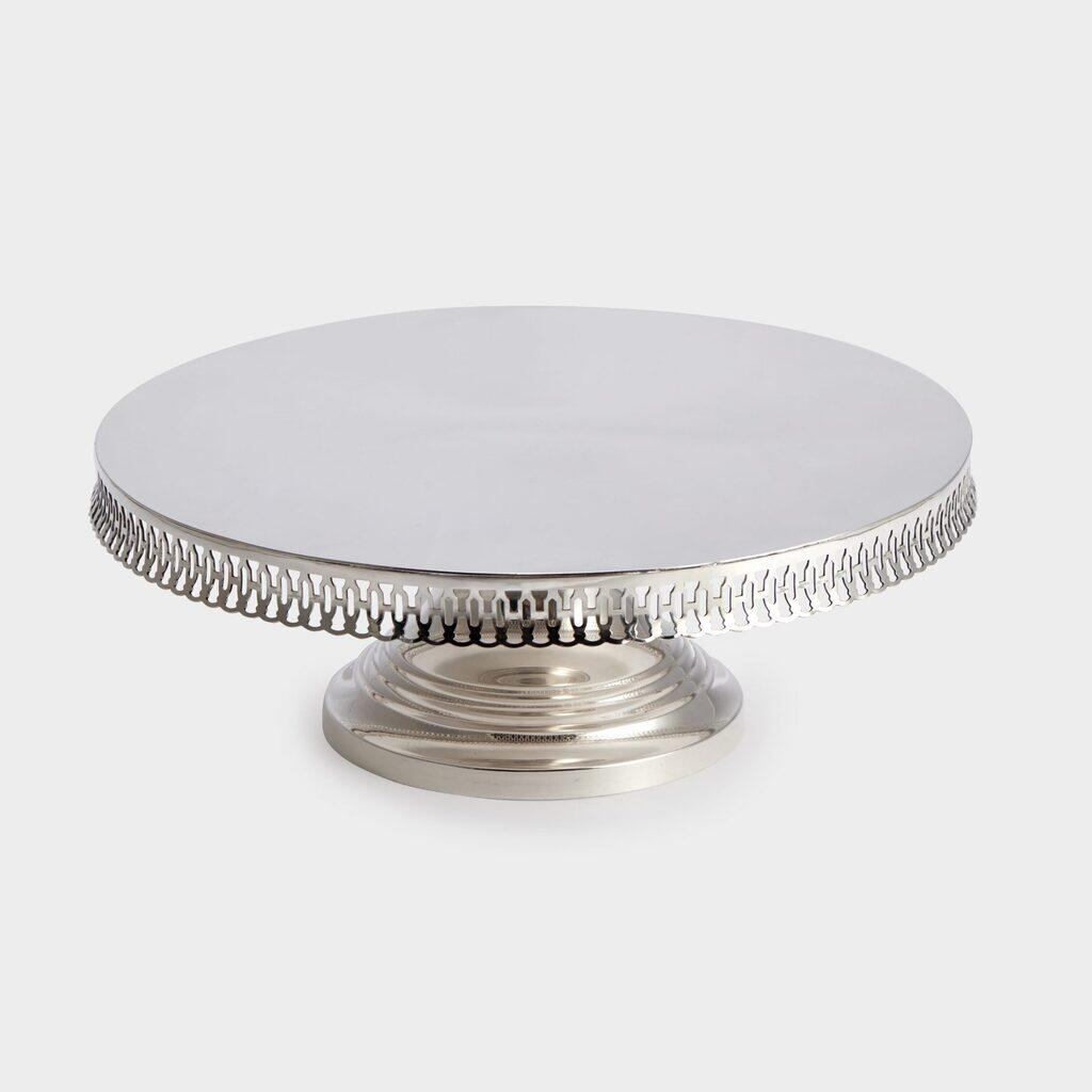 BOLEIRA PRATA GRADE BORDA VIRADA