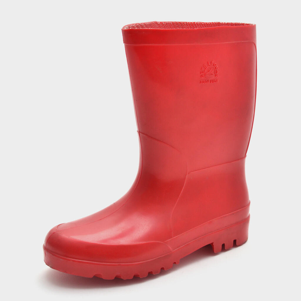 ESCULTURA BOTA BORRACHA VERMELHA