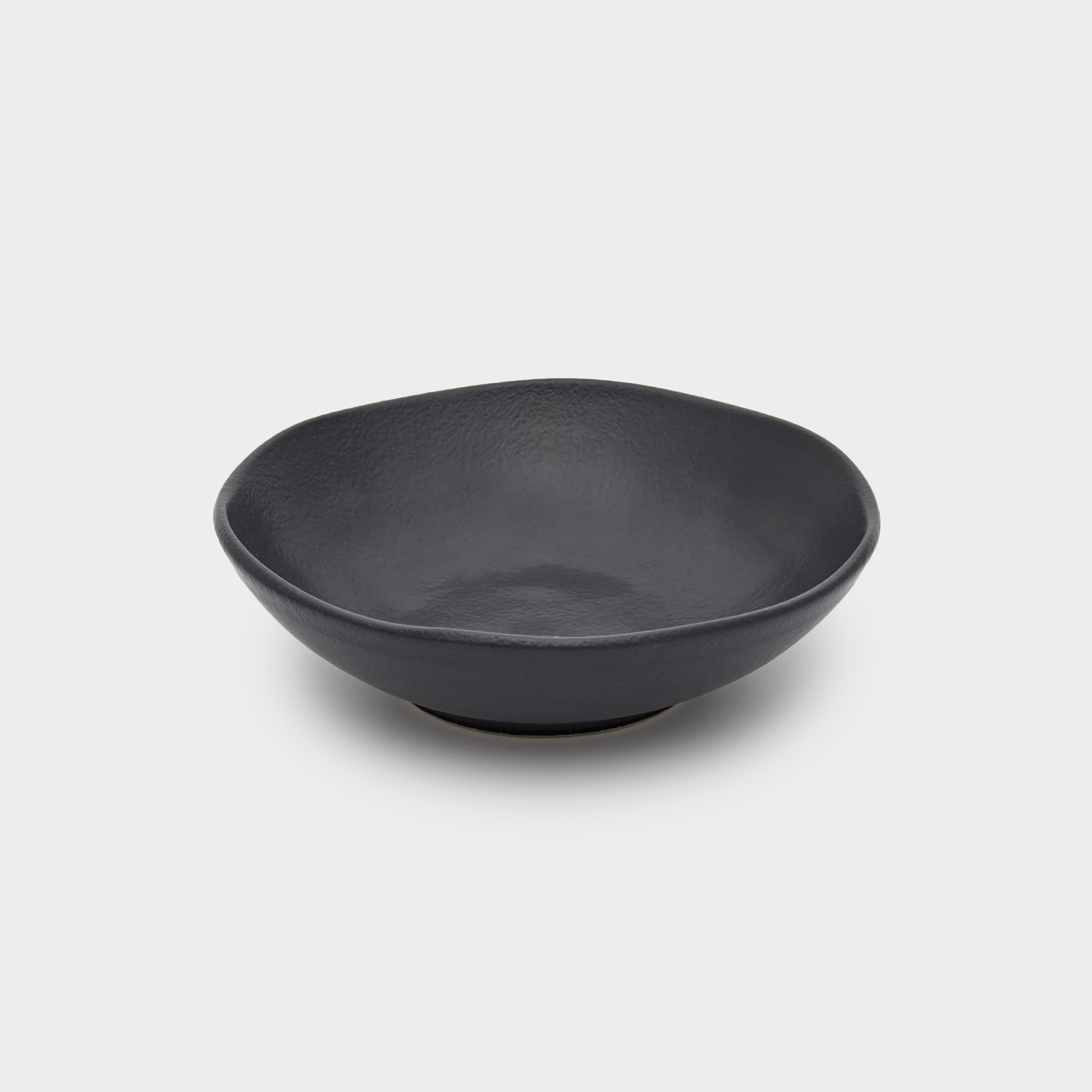 BOWL CERÂMICA PRETO FOSCO ORGANICO