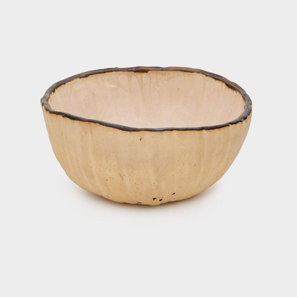 BOWL CERÂMICA BEGE MORANGA