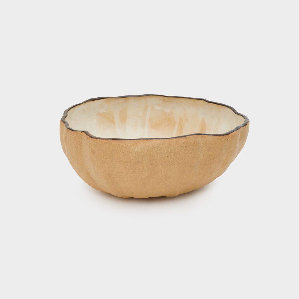 BOWL CERÂMICA BEGE MORANGA