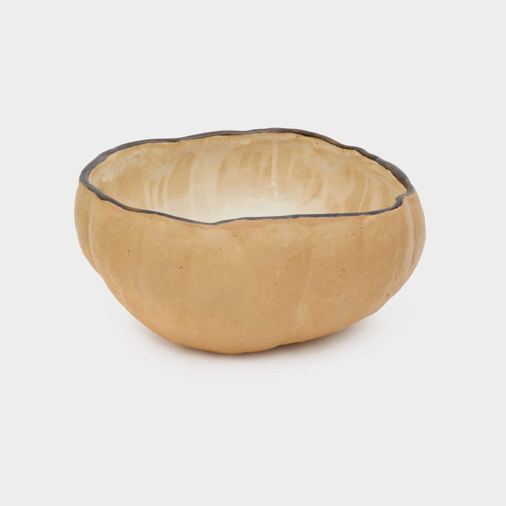 BOWL CERÂMICA BEGE MORANGA