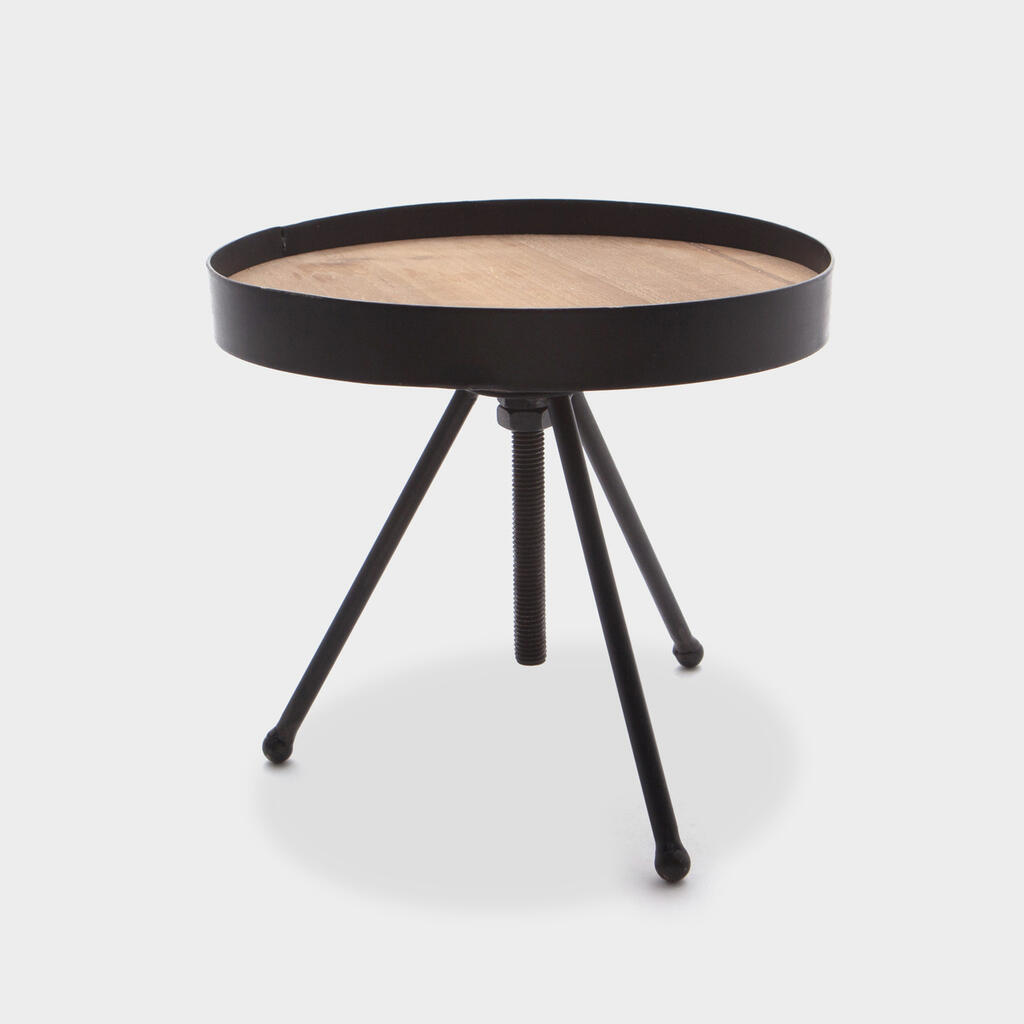 ALTURA REDONDA MADEIRA FERRO REGULAVEL