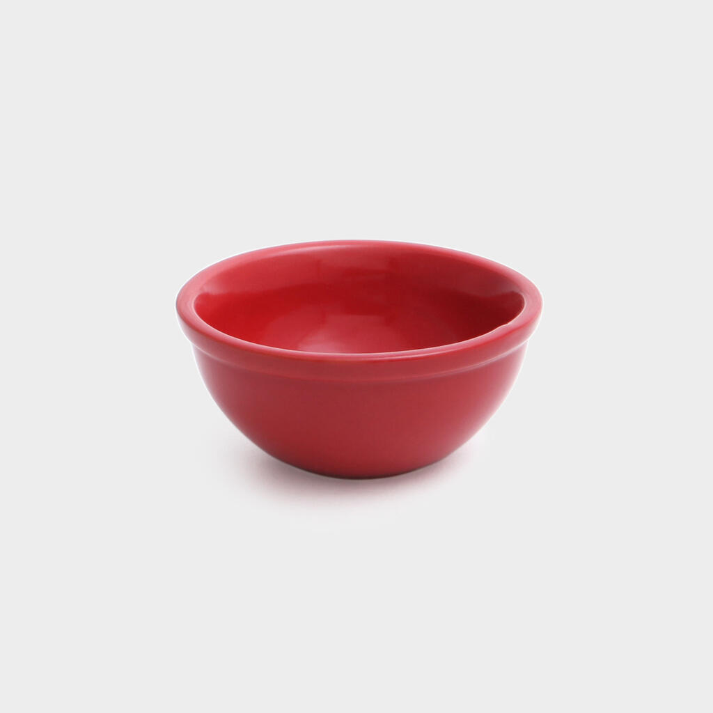 BOWL REDONDO PORCELANA VERMELHO