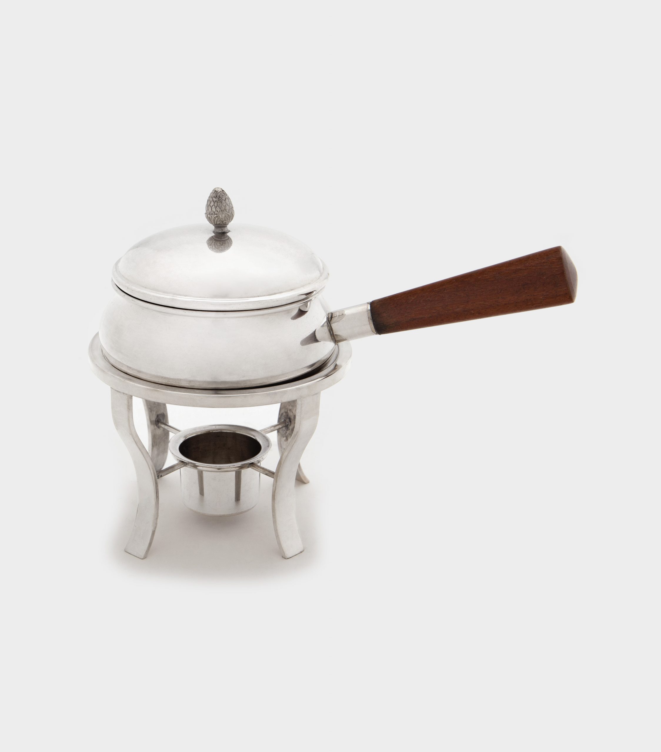 CAÇAROLA PRATA MINI COM TAMPA