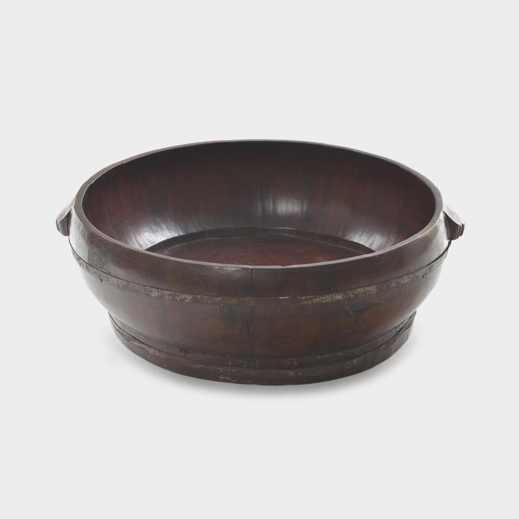 CACHEPOT REDONDO MADEIRA 2 CINTA