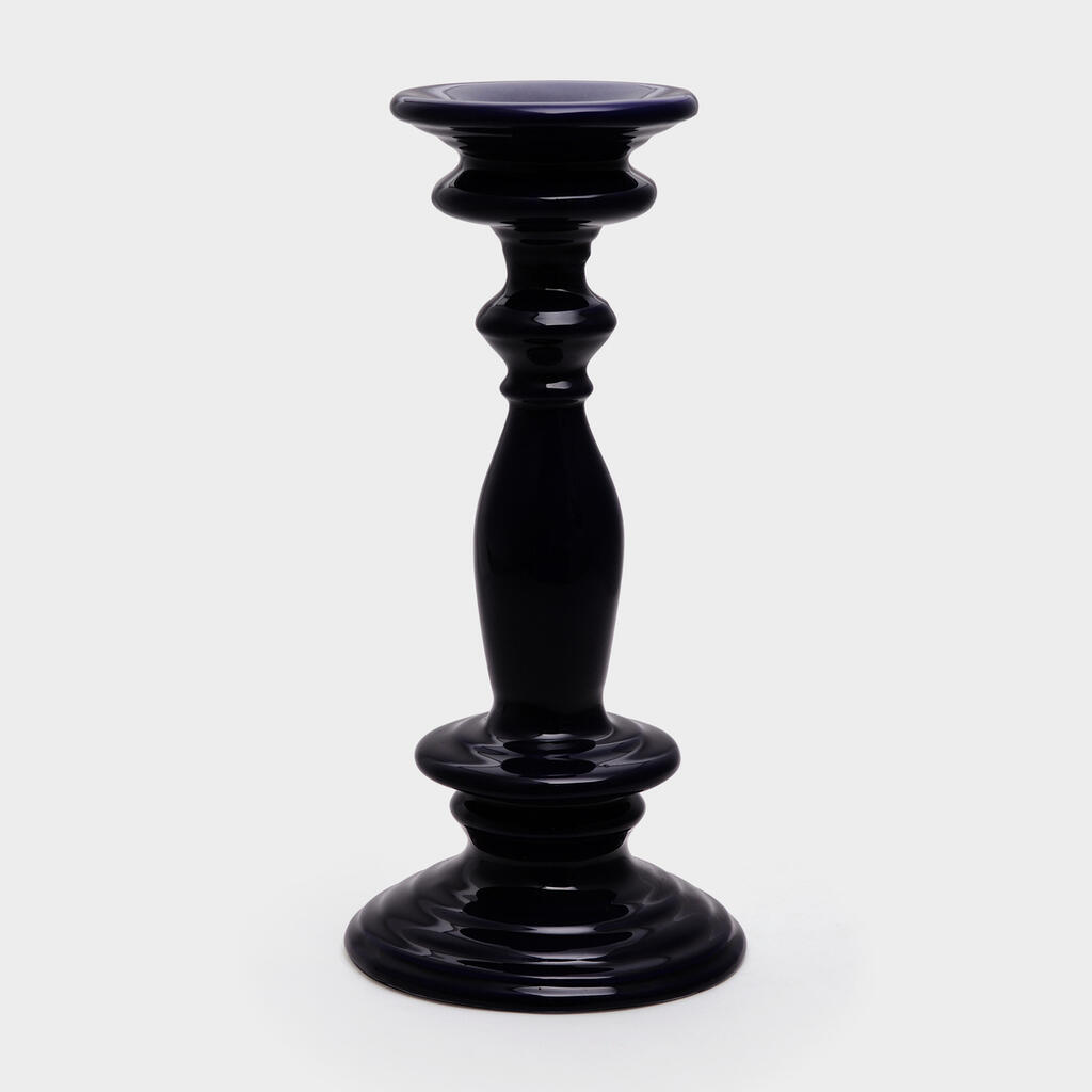 CASTIÇAL PORCELANA AZUL