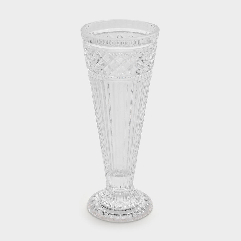 CASTIÇAL CRISTAL TRABALHADO VASO