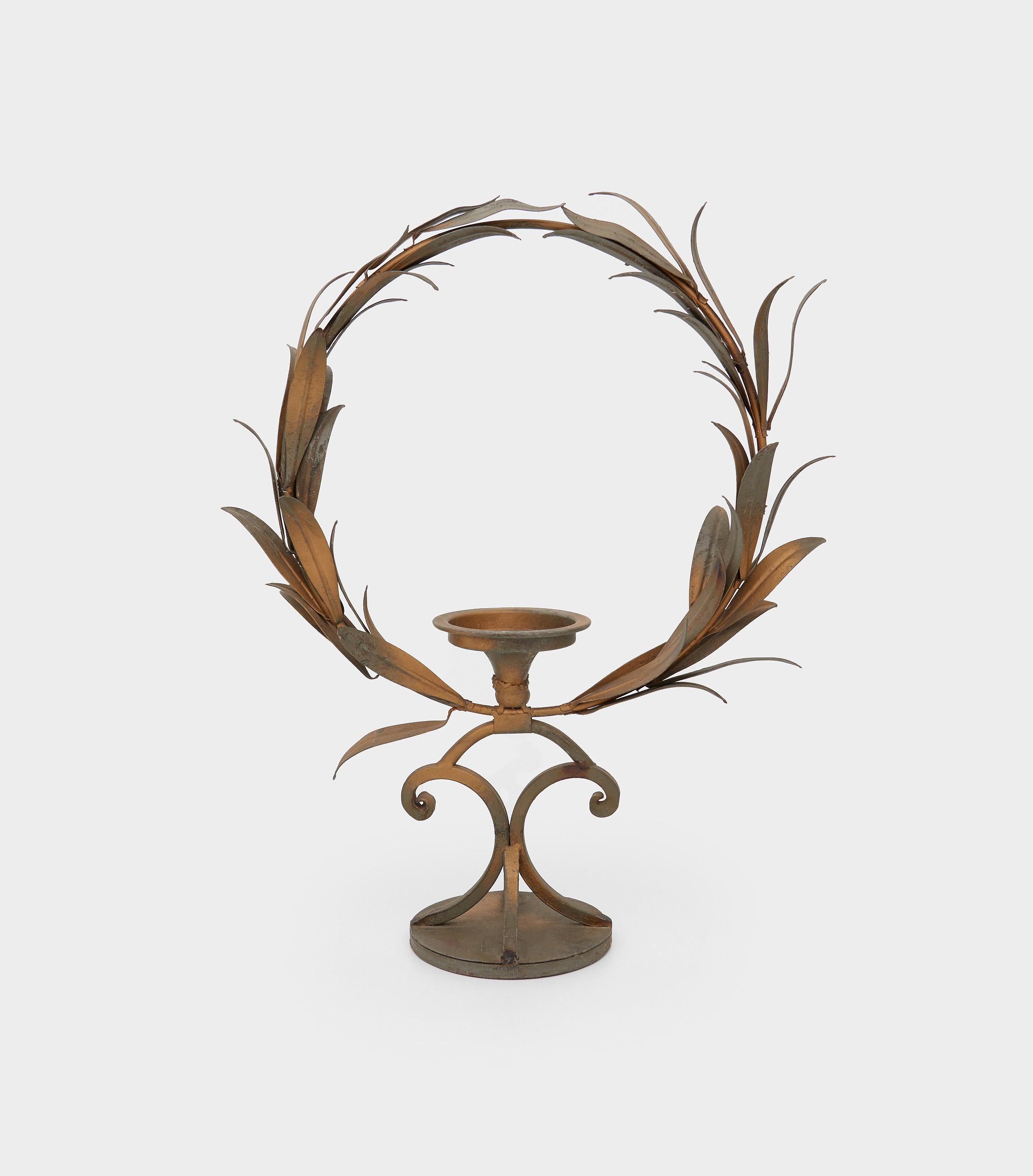 CASTIÇAL FOLHAS DE LOURO