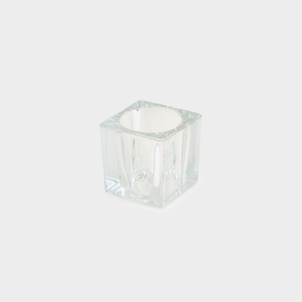 CASTIÇAL QUADRADA VIDRO