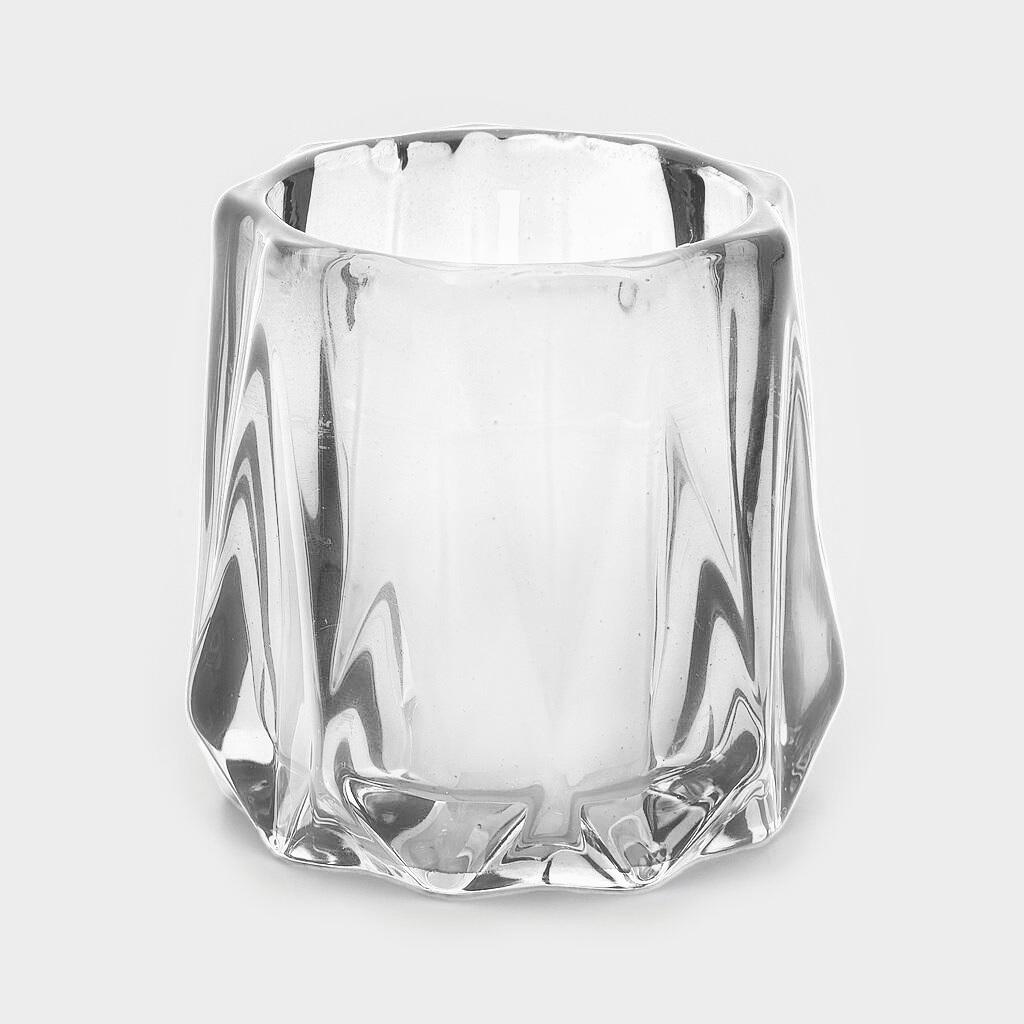 CASTIÇAL VIDRO TRANSPARENTE