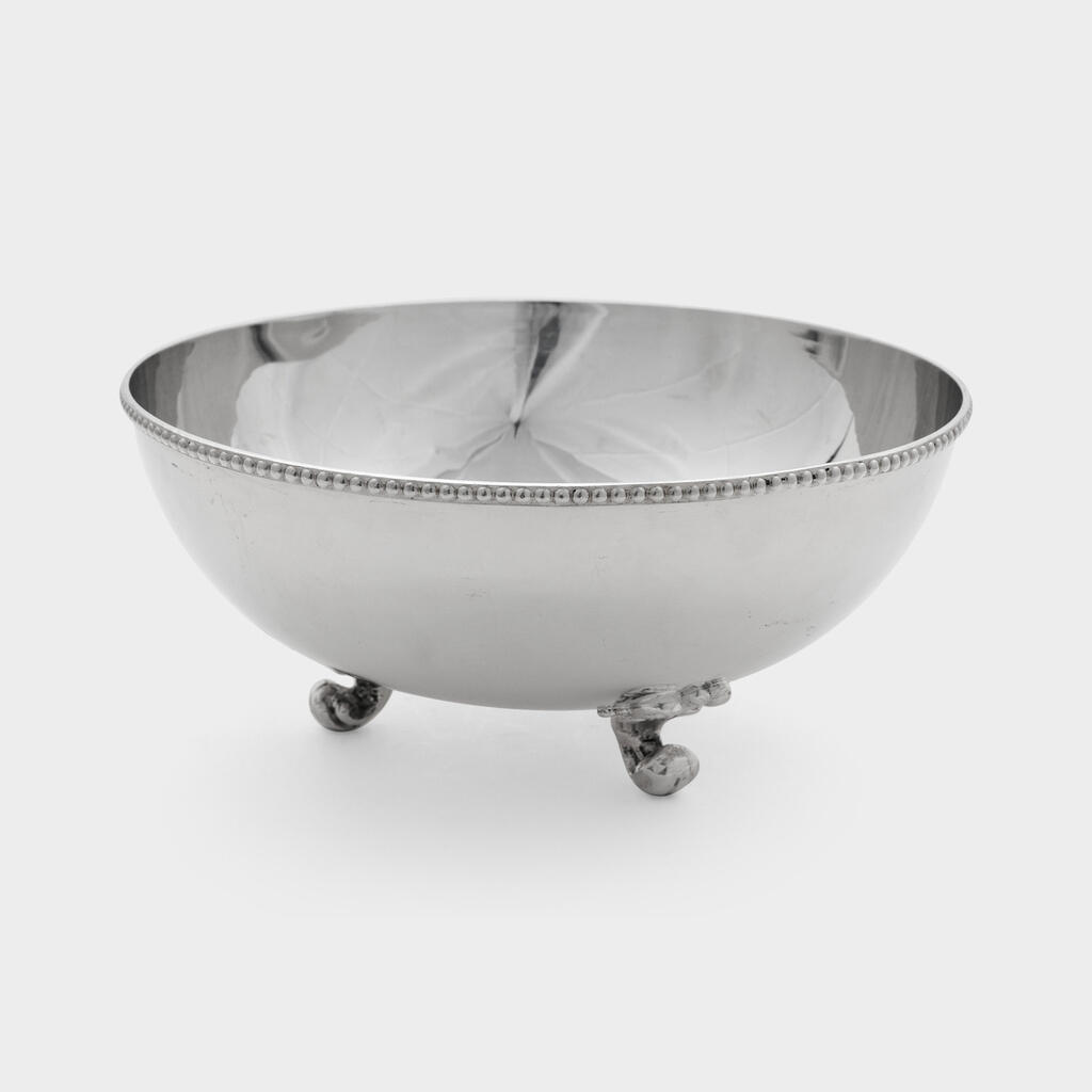 CENTRO DE MESA PRATA PÉ TRABALHADO - M