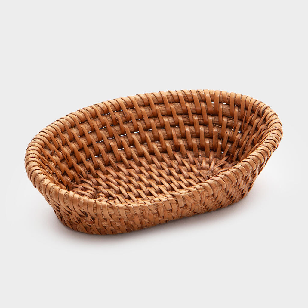 CESTA OVAL PALHA MINI