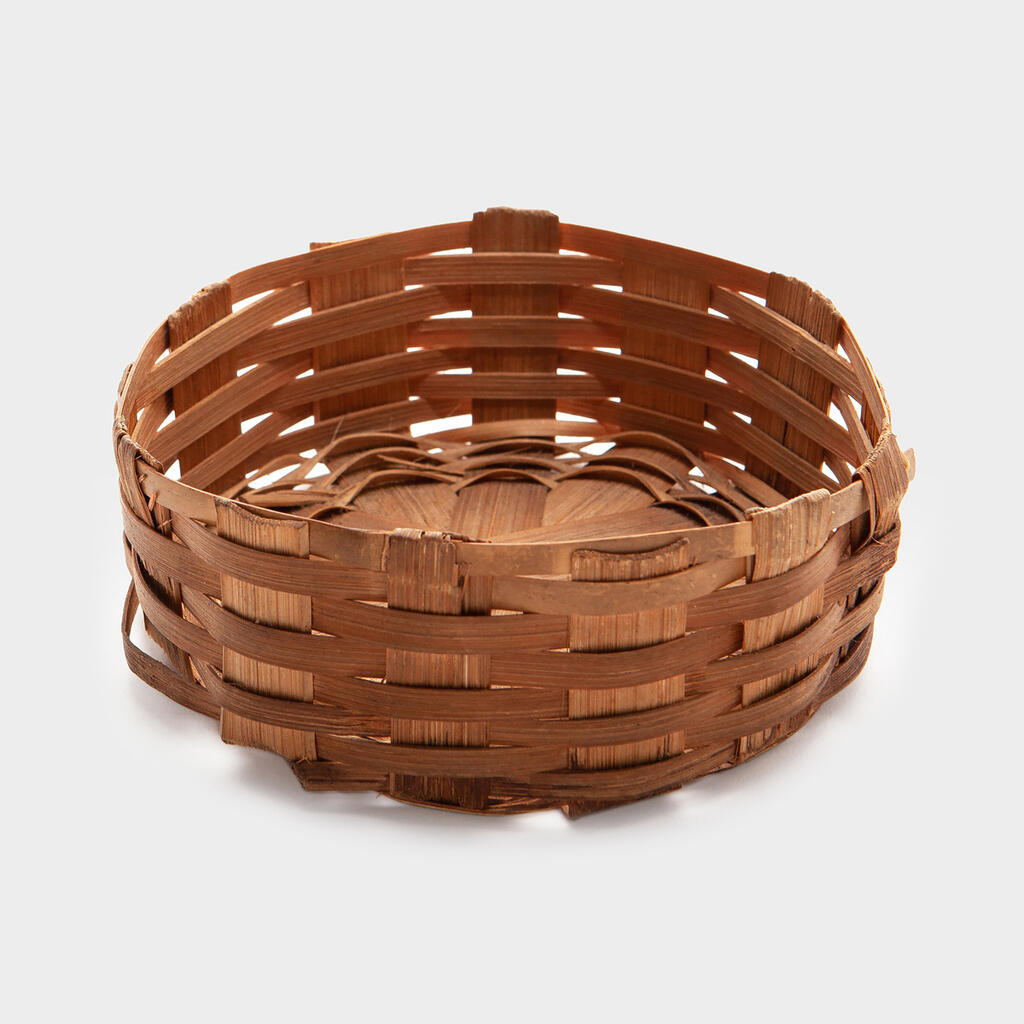 CESTA REDONDA PALHA PÃO PEQUENA