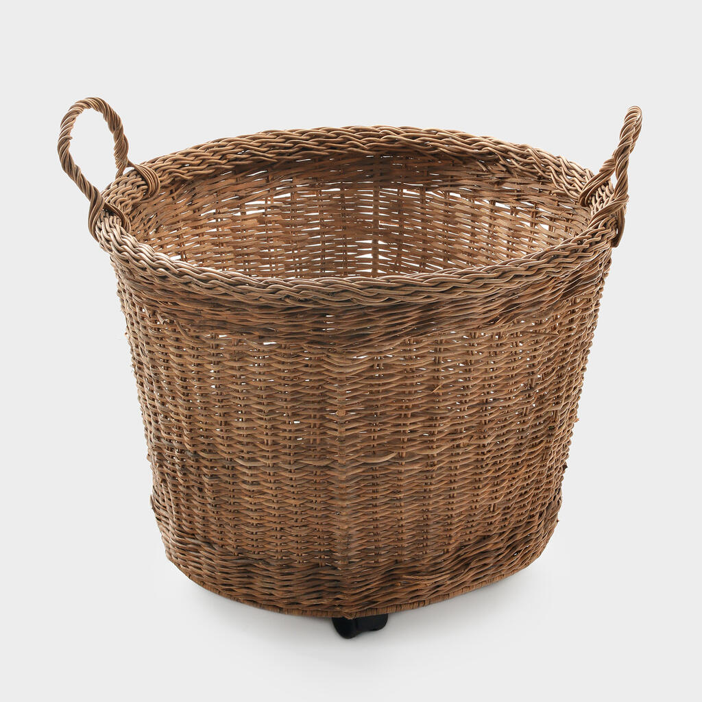 CESTO REDONDA PALHA COM ALÇA