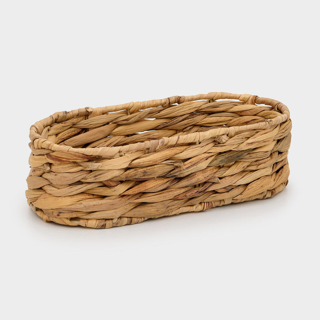 CESTO OVAL FIBRA NATURAL 26X12X8H