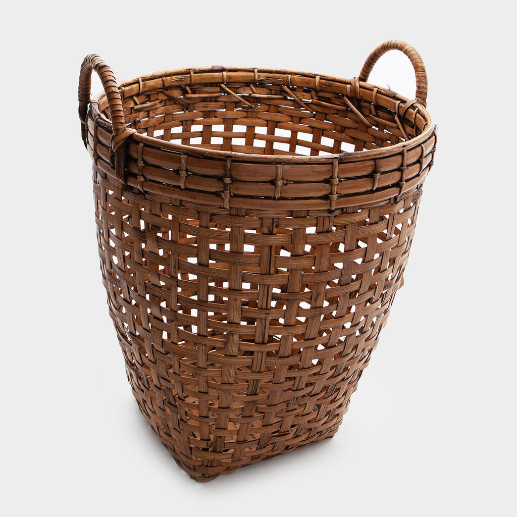 CESTO FUNDO PALHA COM ALÇA