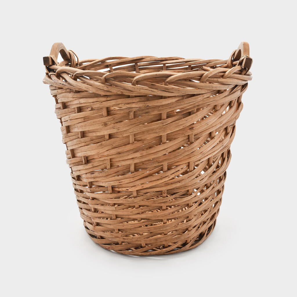 CESTO REDONDO FUNDO PALHA TRAMA GROSSA