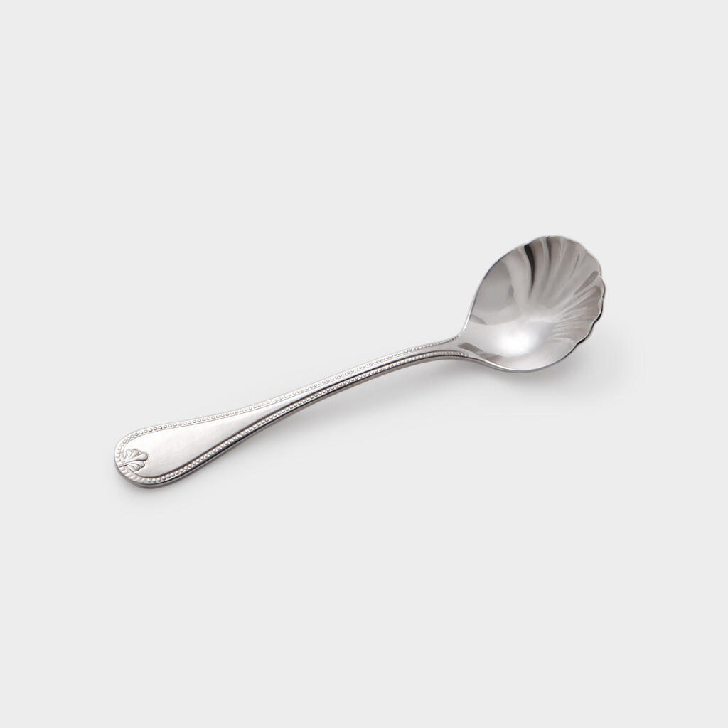 COLHER AÇÚCAR PRATA TRABALHADO