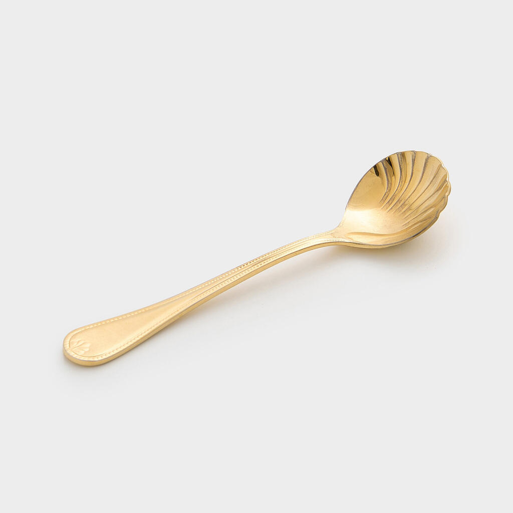 COLHER AÇÚCAR VERMEIL TRABALHADA