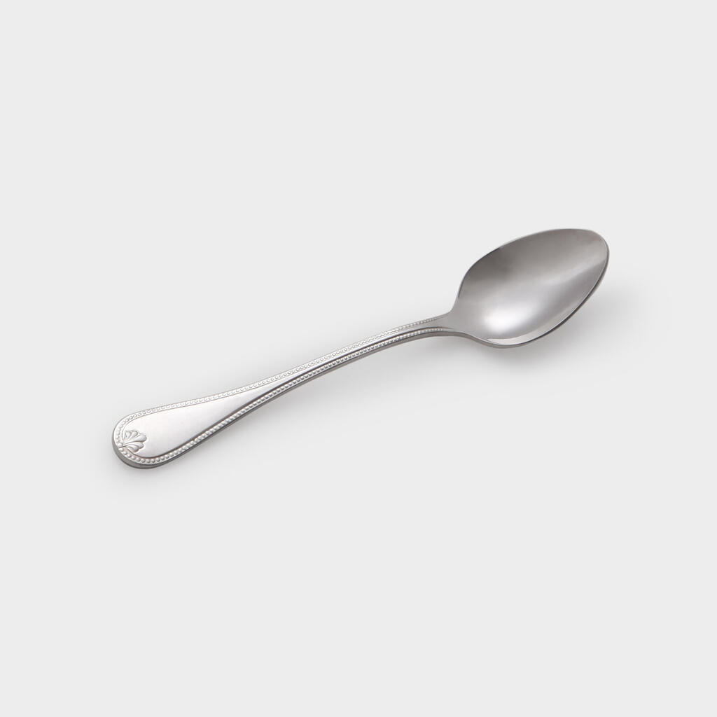 COLHER CHÁ PRATA TRABALHADO