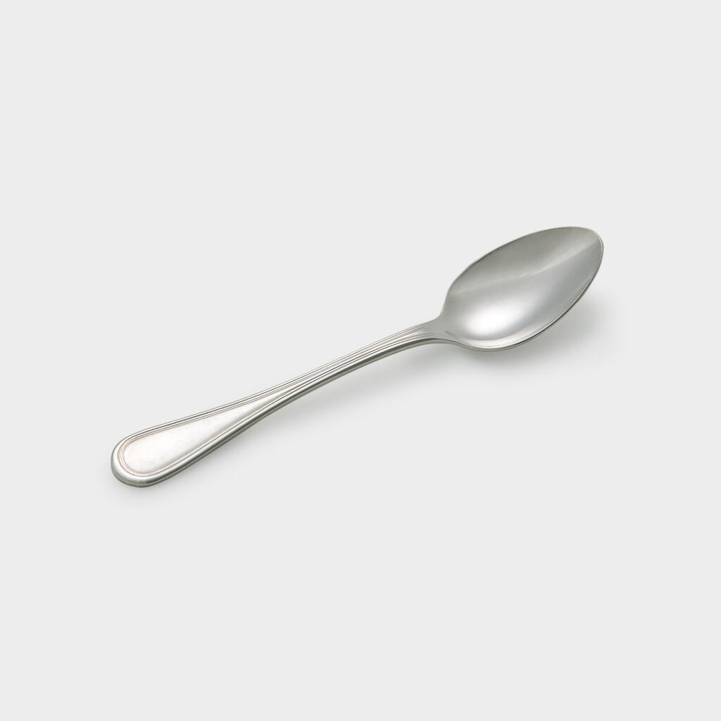 COLHER SOBREMESA PRATA LISO