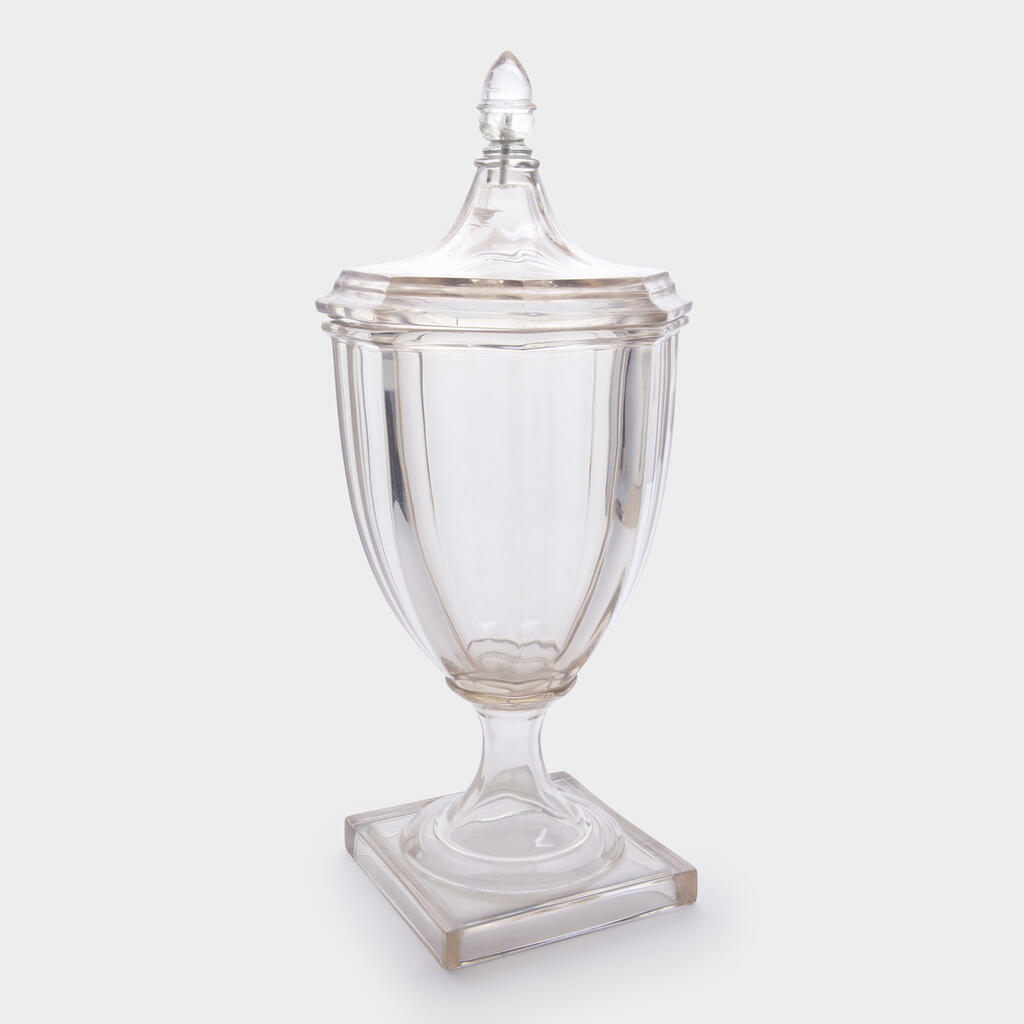 COMPOTEIRA SEXTAVADA ACRÍLICO TRANSPARENTE G