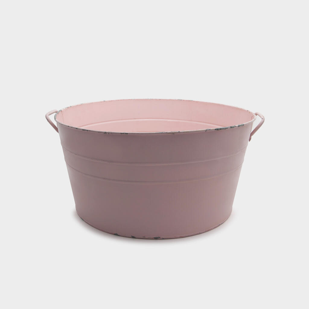 COOLER REDONDO FERRO ROSA CLARO ESMALTE -GG