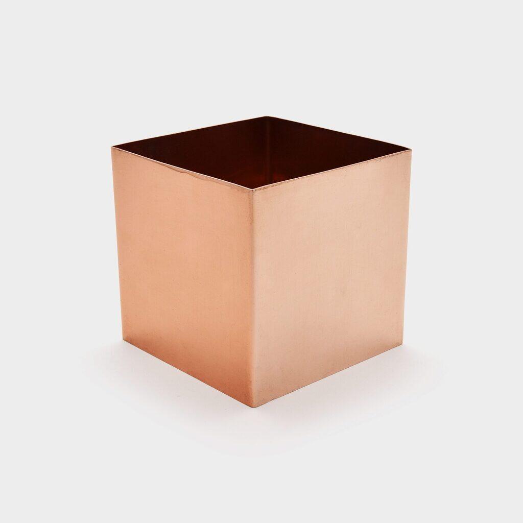 CUBO COBRE COM CAIXA INTERNA