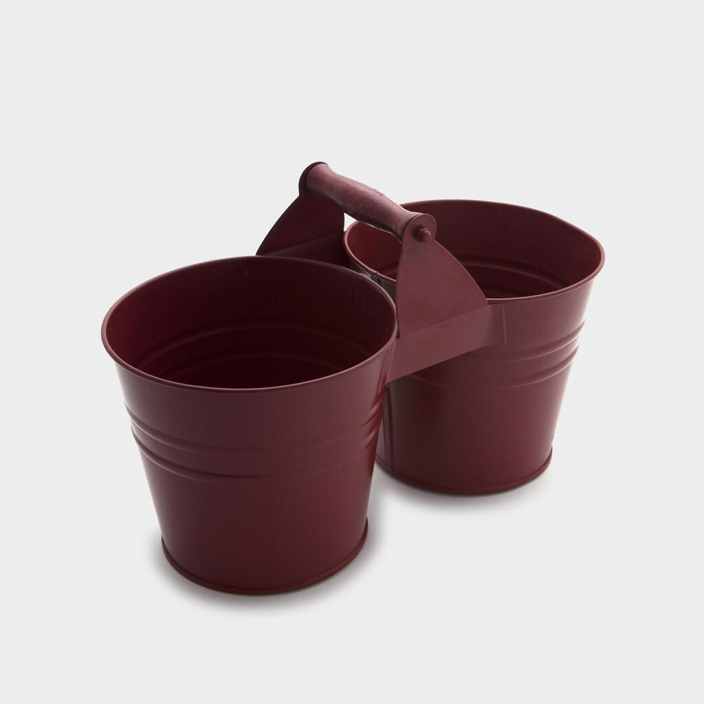 BALDE VERMELHO ESMALTE DUPLO