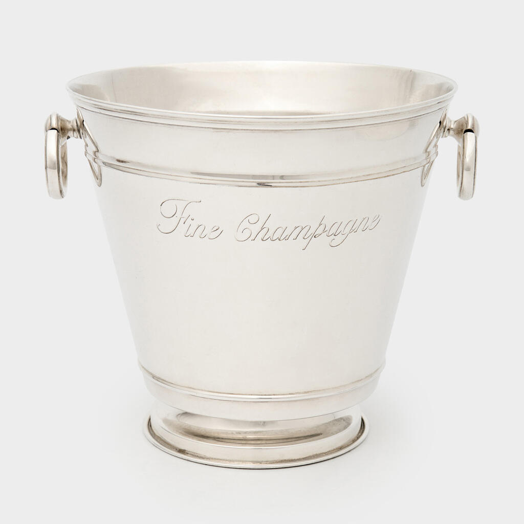 BALDE GELO PRATA 2 ALÇAS FINE CHAMPANHE