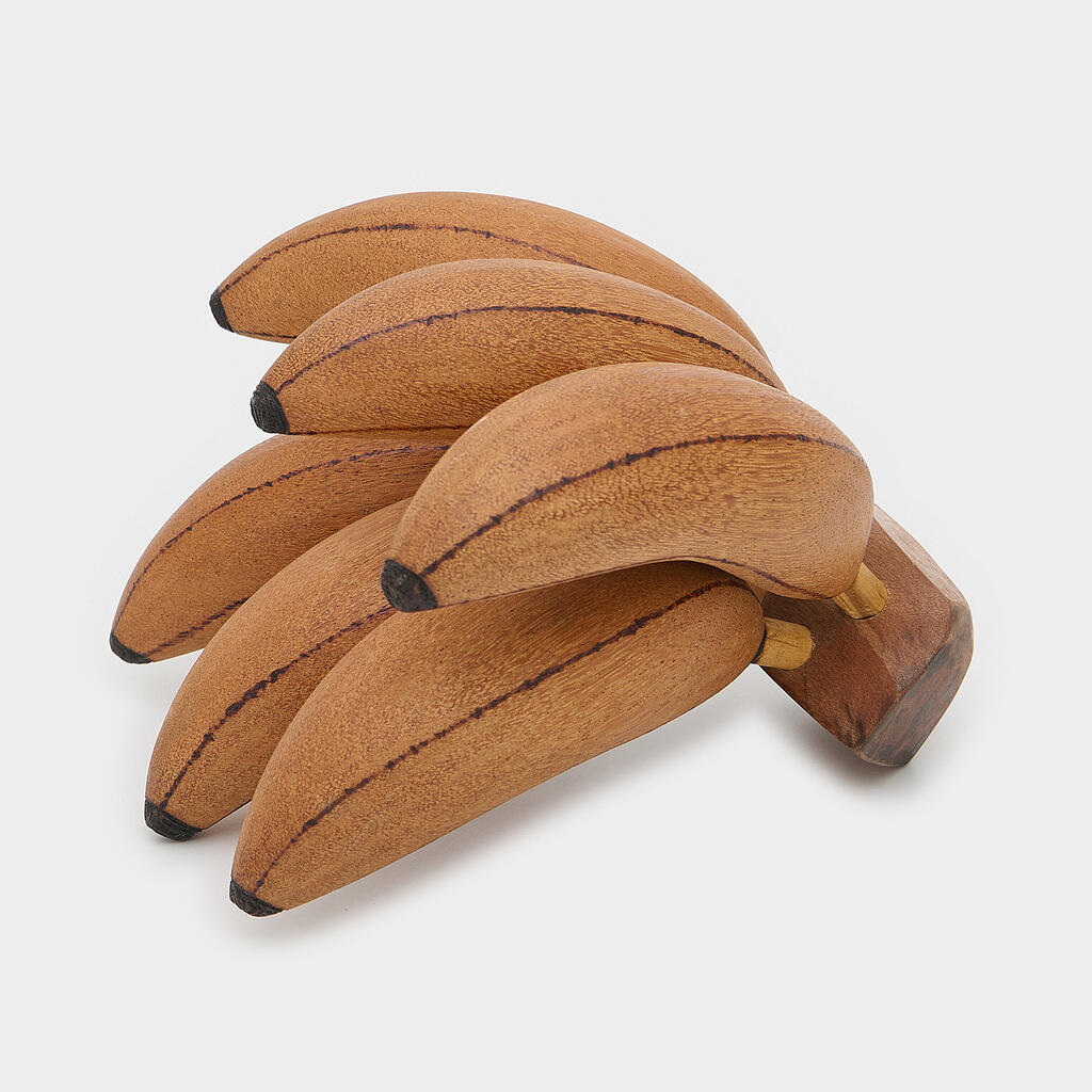 ESCULTURA CACHO BANANA MADEIRA CACHO