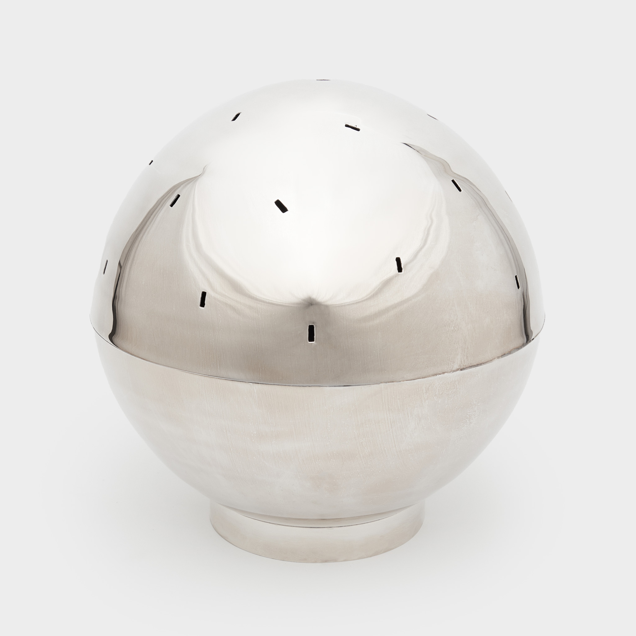 ESFERA PRATA COM FUROS