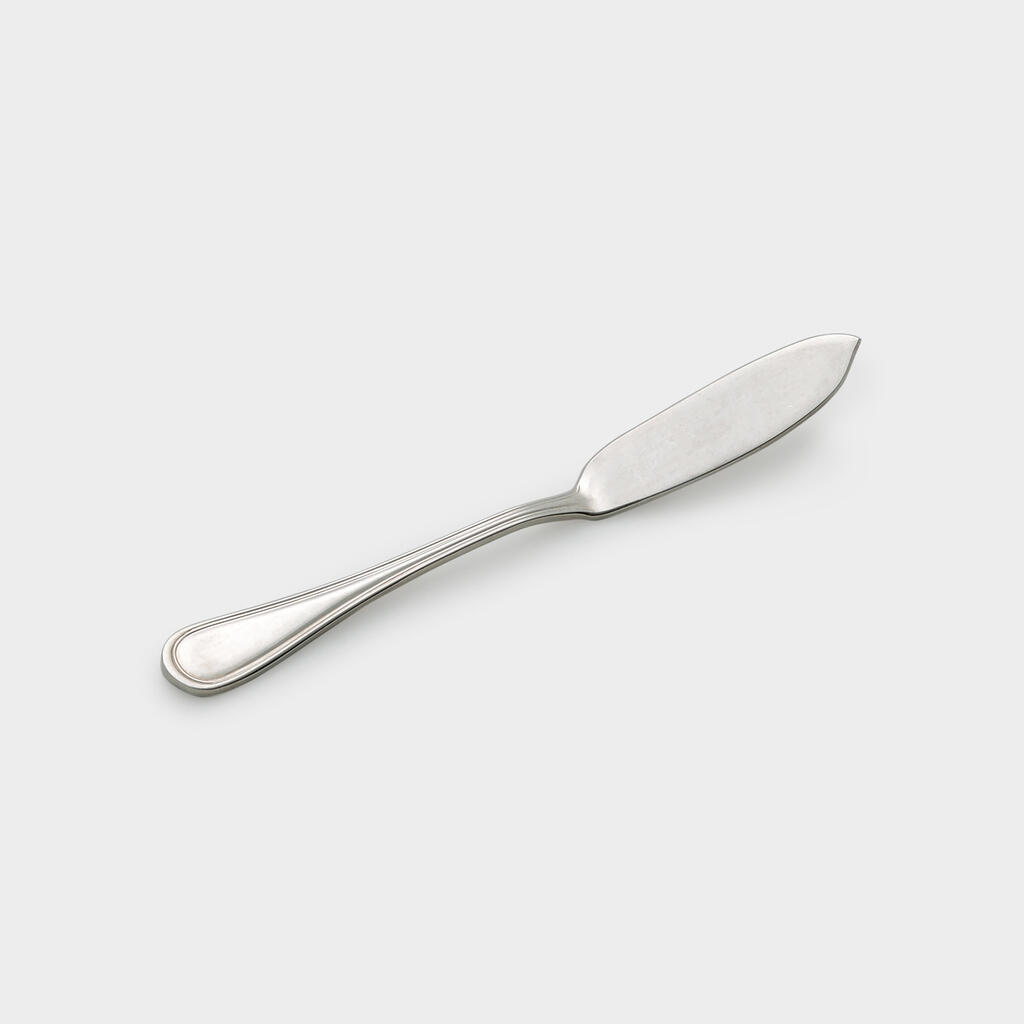 FACA PEIXE PRATA LISO