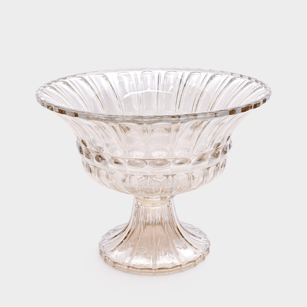 FRUTEIRA CRISTAL PRATEADO CANELADA