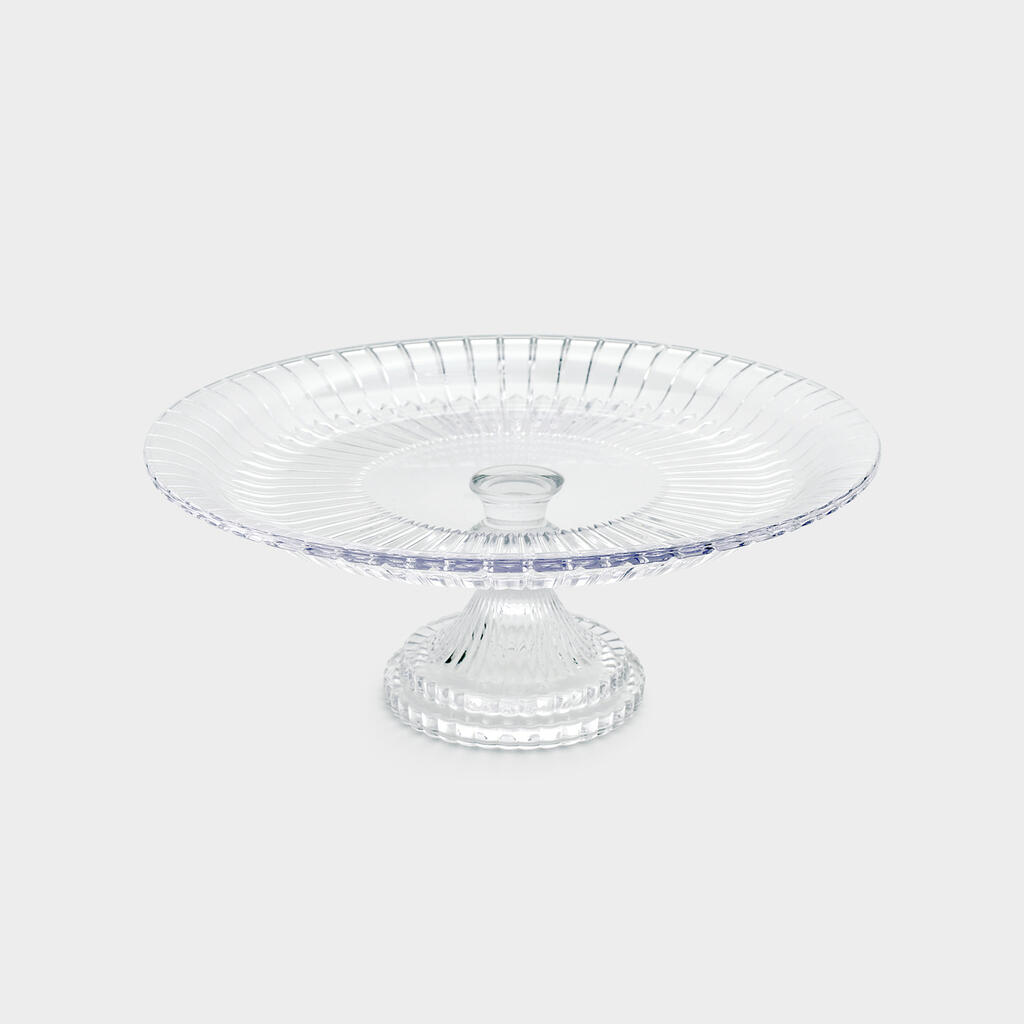 FRUTEIRA RASA CRISTAL CANELADA