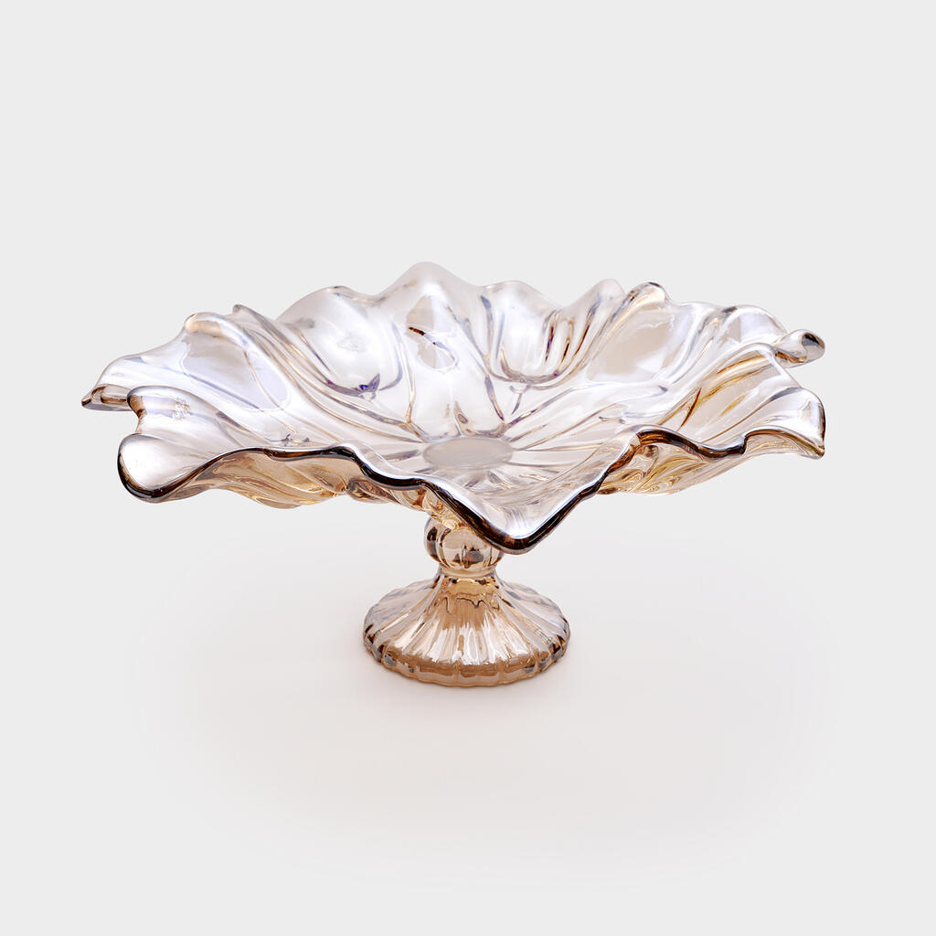 FRUTEIRA CRISTAL FOLHA PRATEADO