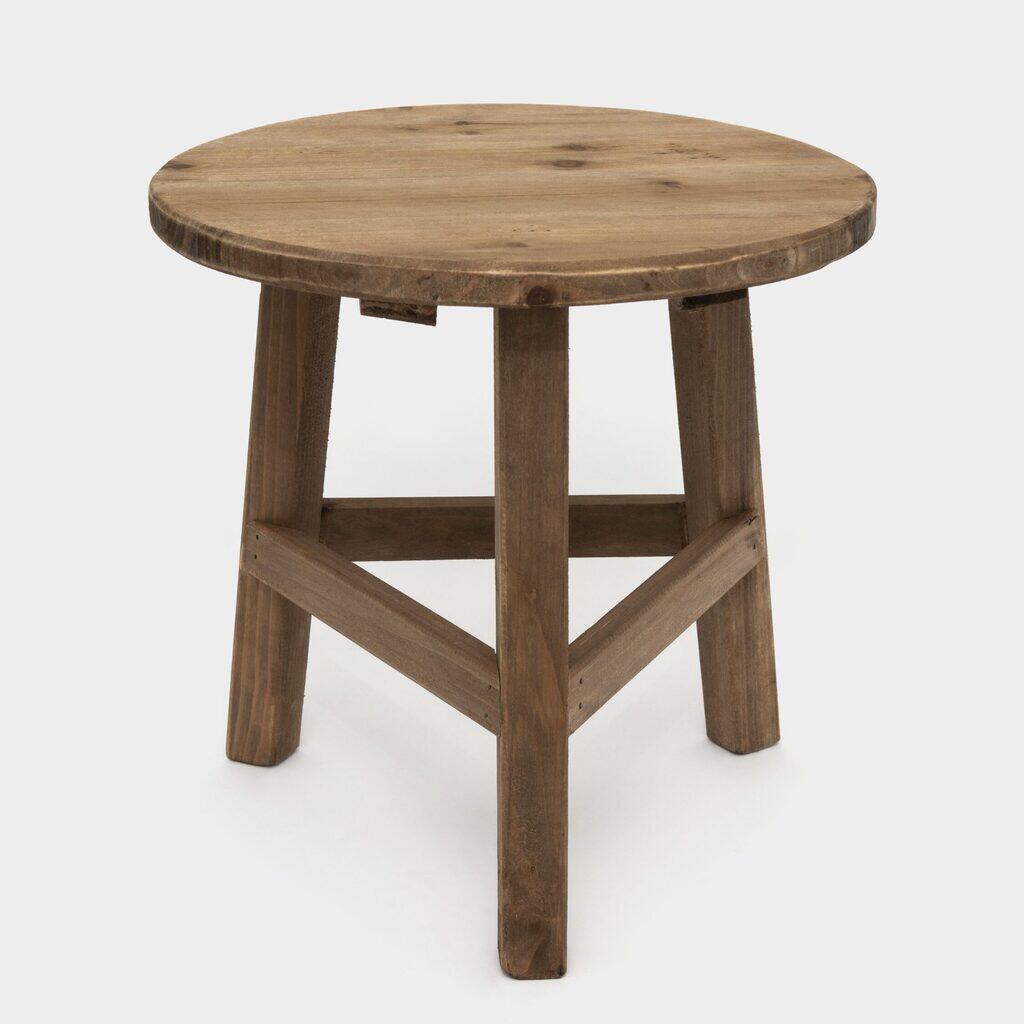 BANCO REDONDO MADEIRA CLARO TRIPE