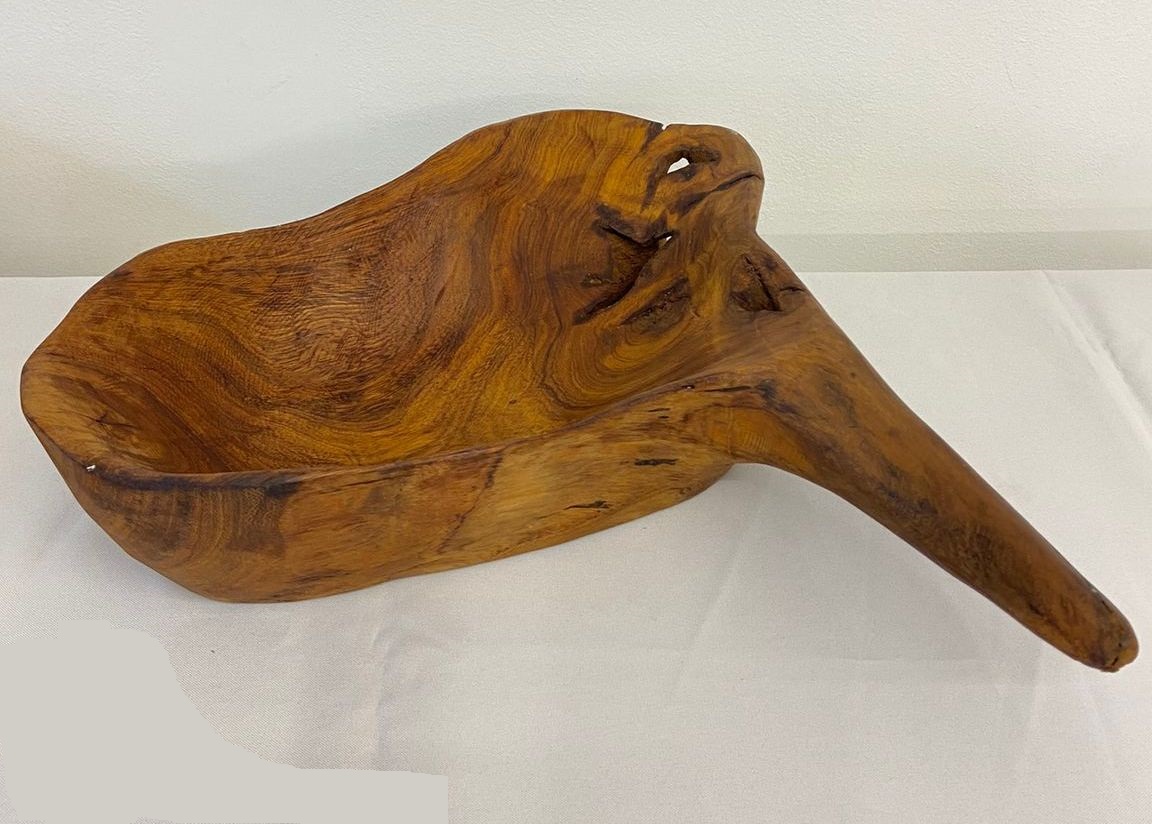 GAMELA OVAL MADEIRA COM CABO