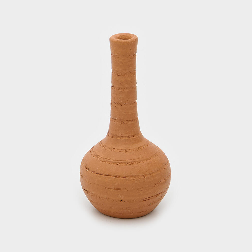 GARRAFA CERÂMICA TIJOLO LISTRA HORIZONTAL MINI PESCOÇO