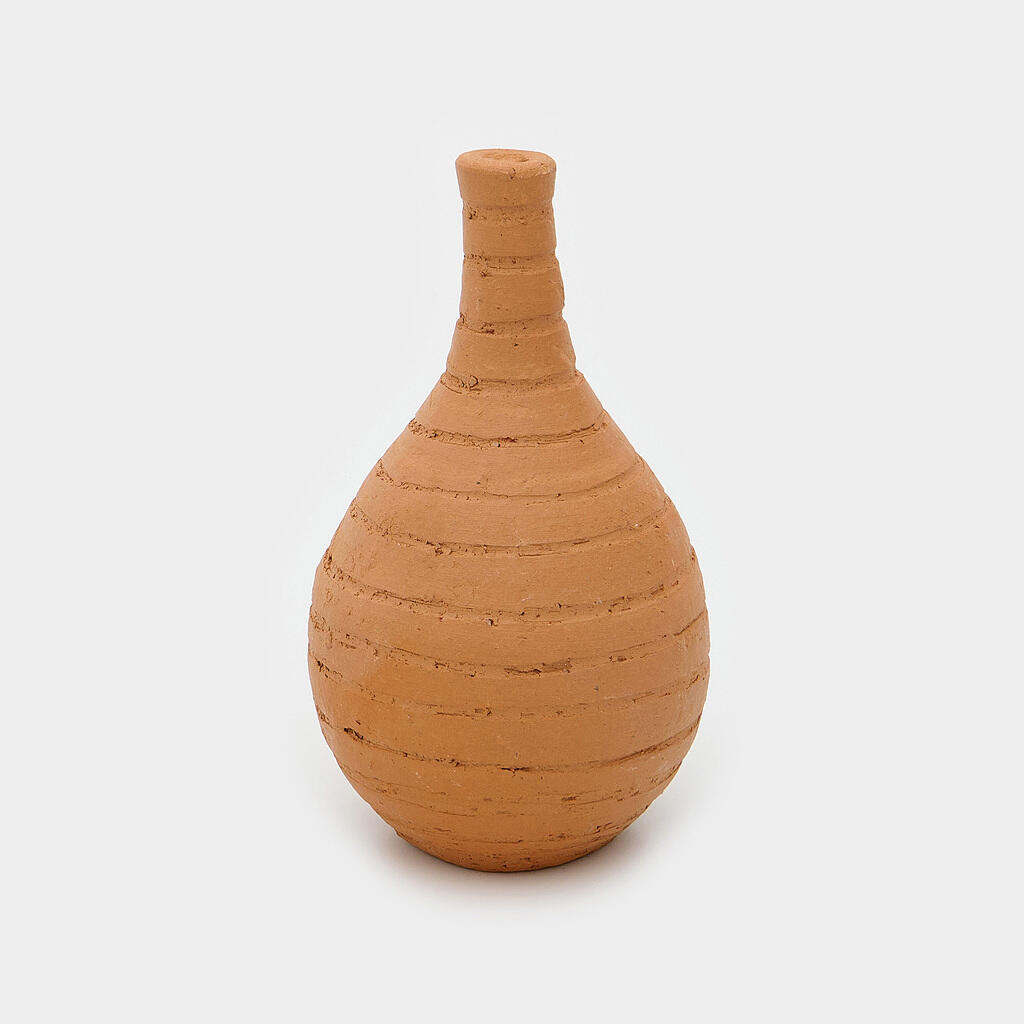 GARRAFA CERÂMICA TIJOLO LISTRA HORIZONTAL MINI BOJUDA