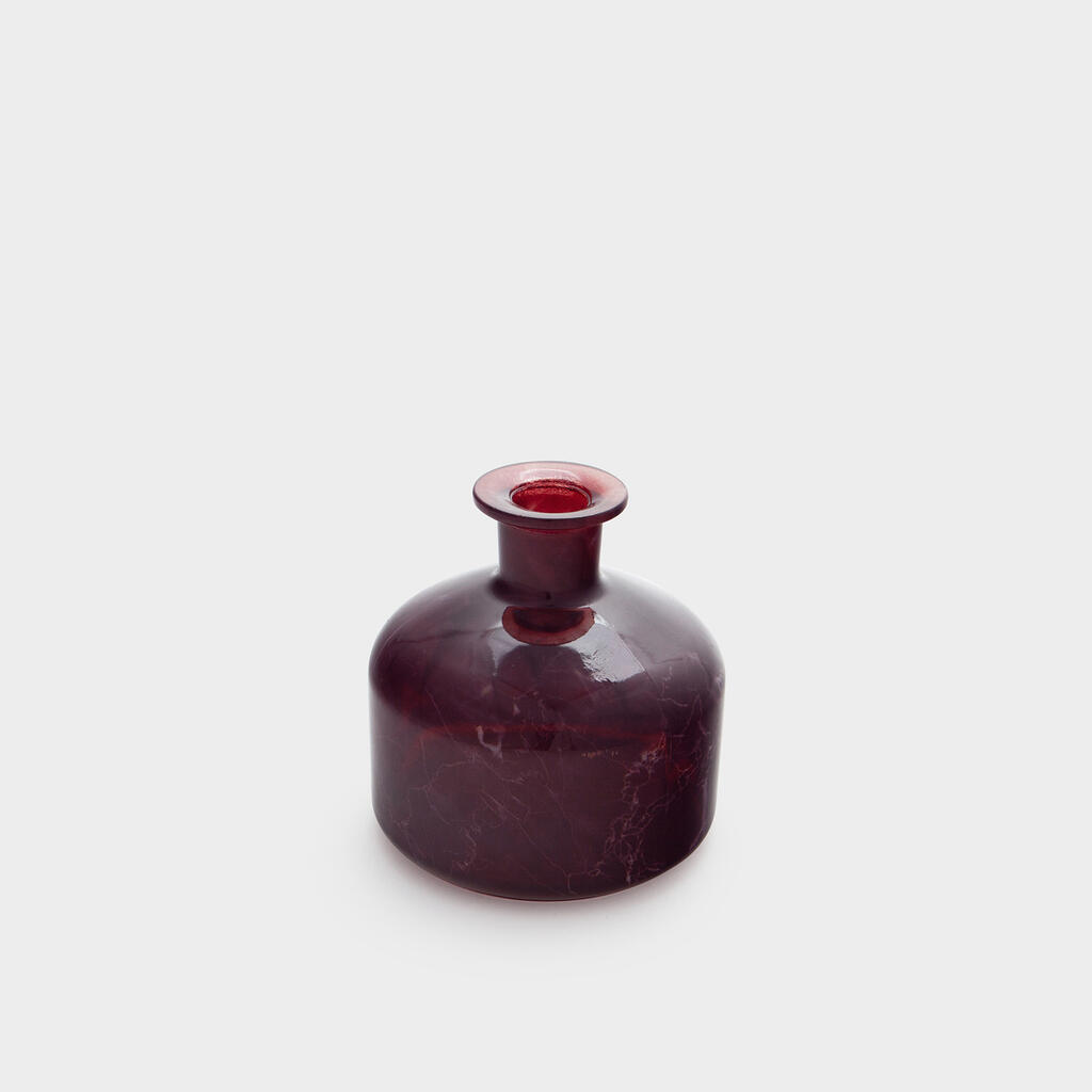 GARRAFA VIDRO ROXO GORDO