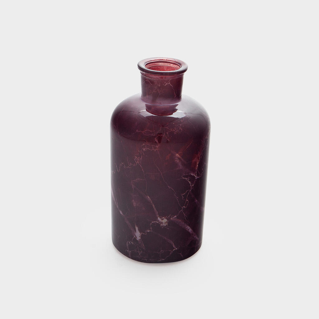 GARRAFA VIDRO ROXO LONGO