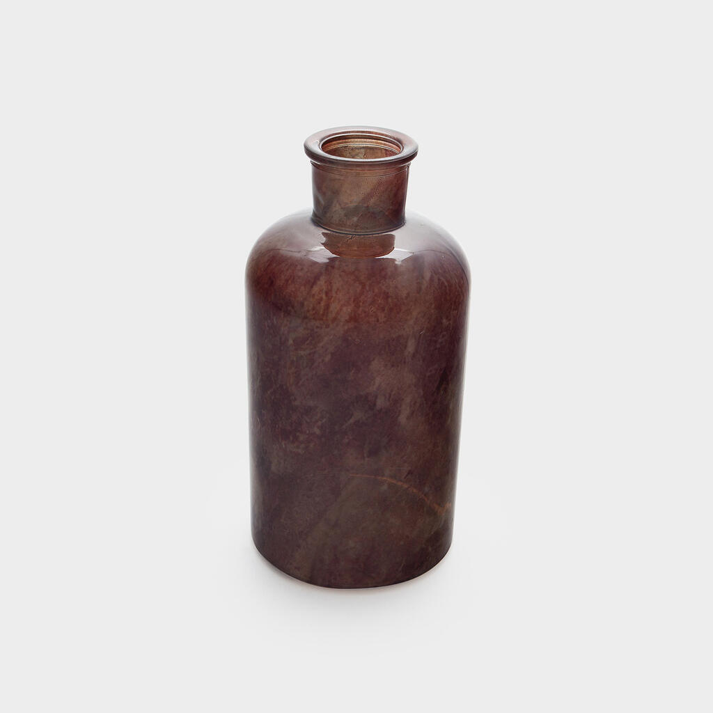 GARRAFA VIDRO VERDE LONGO